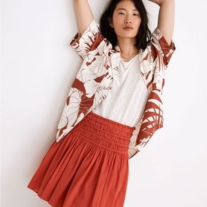 MADEWELL smocked skirt